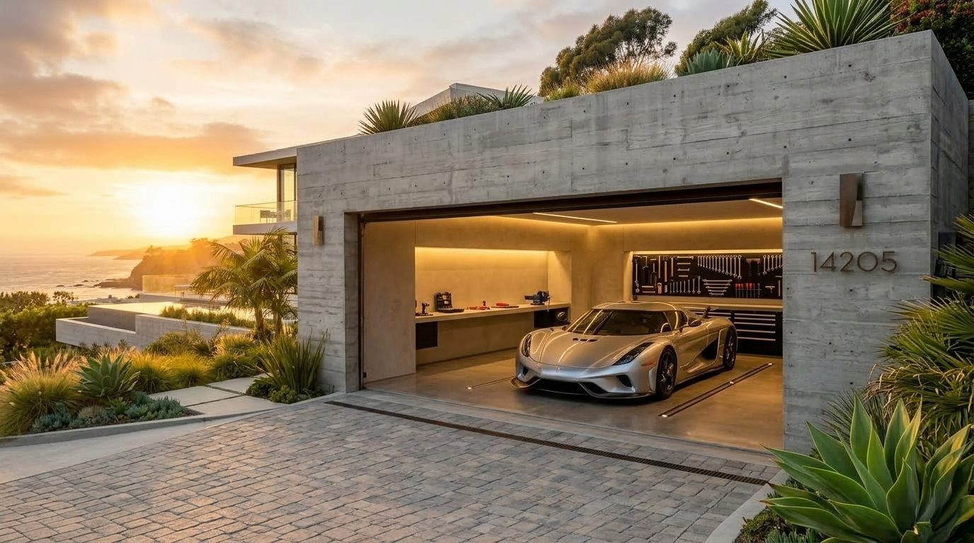 Rashid Garage Door Repair Garage Door Gliding Open Revealing Warm Illuminated Interior